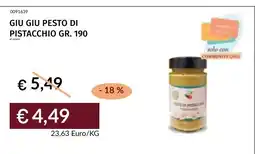 Prezzemolo e Vitale GIU GIU PESTO DI PISTACCHIO offerta
