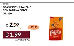 Prezzemolo e Vitale Gran Pavesi Crancine con paprika dolce offerta