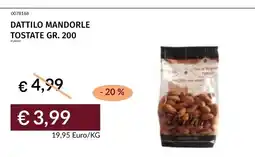 Prezzemolo e Vitale DATTILO MANDORLE TOSTATE offerta