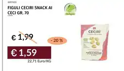 Prezzemolo e Vitale FIGULI CECIRI SNACK AI CECI offerta