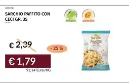 Prezzemolo e Vitale Sarchio Paffito con Ceci offerta