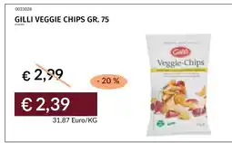 Prezzemolo e Vitale GILLI VEGGIE CHIPS offerta