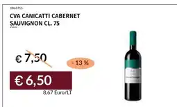 Prezzemolo e Vitale CVA CANICATTI CABERNET SAUVIGNON offerta