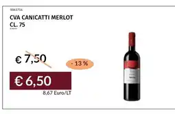 Prezzemolo e Vitale CVA CANICATTI MERLOT offerta