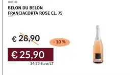 Prezzemolo e Vitale BELON DU BELON FRANCIACORTA ROSE offerta