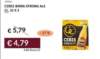 Prezzemolo e Vitale CERES BIRRA STRONG ALE offerta