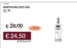Prezzemolo e Vitale MARTIN MILLER'S GIN offerta