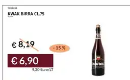 Prezzemolo e Vitale KWAK BIRRA CL.75 offerta