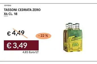 Prezzemolo e Vitale TASSONI CEDRATA ZERO offerta