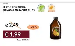 Prezzemolo e Vitale LE COQ KOMBUCHA MANGO & MARACUJA offerta