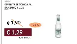 Prezzemolo e Vitale FEVER TREE TONICA AL SAMBUCO offerta