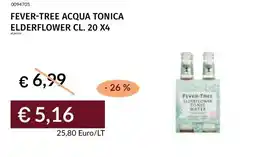 Prezzemolo e Vitale FEVER-TREE ACQUA TONICA ELDERFLOWER offerta