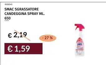 Prezzemolo e Vitale SMAC SGRASSATORE CANDEGGINA SPRAY offerta