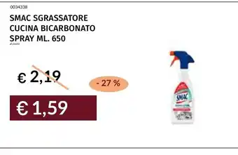 Prezzemolo e Vitale SMAC SGRASSATORE CUCINA BICARBONATO offerta