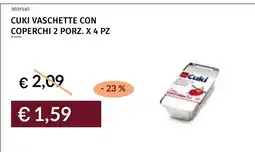 Prezzemolo e Vitale Cuki Vaschette con Coperchi 2 Porz. offerta