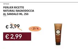 Prezzemolo e Vitale PERLIER RICETTE NATURALI BAGNODOCCIA AL SANDALO offerta
