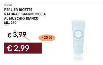 Prezzemolo e Vitale PERLIER RICETTE NATURALI BAGNODOCCIA AL MUSCHIO BIANCO offerta