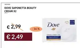 Prezzemolo e Vitale DOVE SAPONETTA BEAUTY CREAM offerta