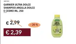 Prezzemolo e Vitale GARNIER ULTRA DOLCE SHAMPOO ARGILLA DOLCE E CEDRO offerta