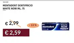 Prezzemolo e Vitale MENTADENT DENTIFRICIO WHITE NOW offerta