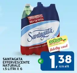 Extra Supermercati Santagata Effervescente Naturale offerta
