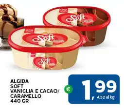Extra Supermercati Algida Soft Vaniglia e Cacao/Caramello offerta