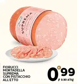Extra Supermercati Fiorucci Mortadella Suprema con Pistacchio offerta