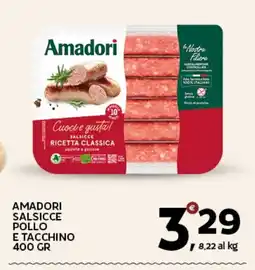 Extra Supermercati Amadori Salsicce Pollo e Tacchino offerta