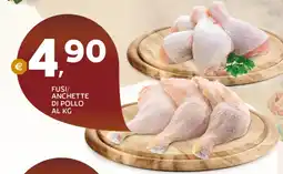 Extra Supermercati FUSI/ANCHETTE DI POLLO offerta