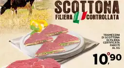 Extra Supermercati Tramezzini di scottona di filiera certificata offerta