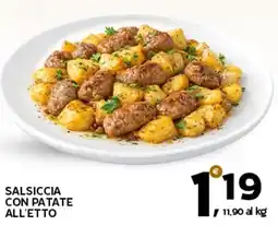 Extra Supermercati SALSICCIA CON PATATE ALL'ETTO offerta
