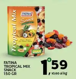 Extra Supermercati FATINA TROPICAL MIX SNACK offerta