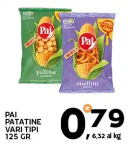 Extra Supermercati Pai Patatine Vari Tipi offerta