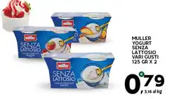 Extra Supermercati MULLER YOGURT SENZA LATTOSIO offerta