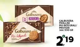 Extra Supermercati Galbusera Frollini Più Integrali/Protein offerta