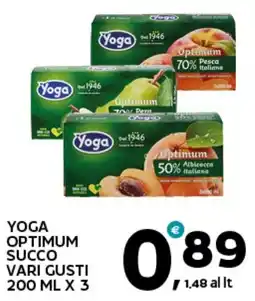 Extra Supermercati Yoga Optimum Succo offerta