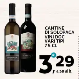 Extra Supermercati Cantine di Solopaca Vini DOC offerta