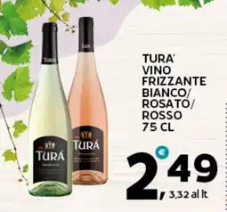 Extra Supermercati TURA' VINO FRIZZANTE offerta