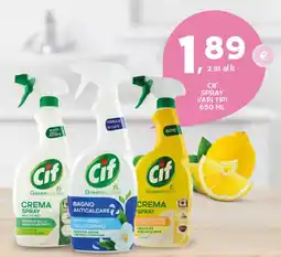 Extra Supermercati Cif Spray Vari Tipi offerta