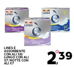 Extra Supermercati LINES È ASSORBENTE offerta