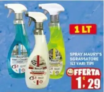 Maury's Spray Maury's Sgrassatore offerta