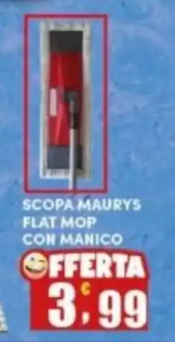 Maury's SCOPA MAURYS FLAT MOP CON MANICO offerta