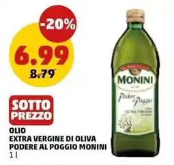 PENNY OLIO EXTRA VERGINE DI OLIVA PODERE AL POGGIO MONINI offerta