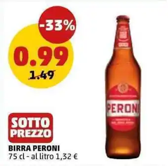 PENNY Birra Peroni offerta