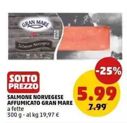 PENNY Salmone Norvegese Affumicato Gran Mare offerta