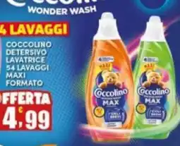 Maury's Coccolino detergente lavatrice offerta