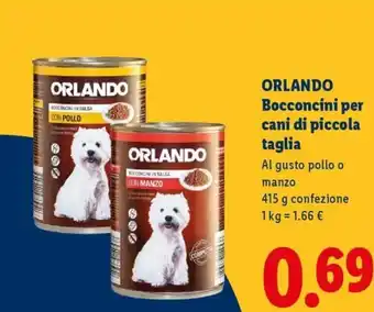 Lidl ORLANDO Bocconcini per cani di piccola taglia offerta