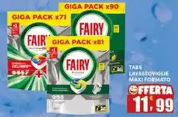 Maury's Fairy Tabs Lavastoviglie Maxi Formato offerta