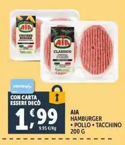 Deco Supermercati AIA HAMBURGER offerta