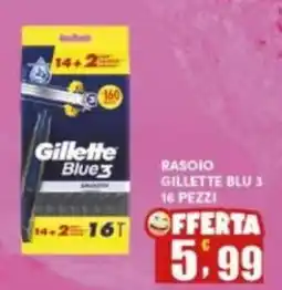 Maury's Rasoi Gillette Blu 3 offerta